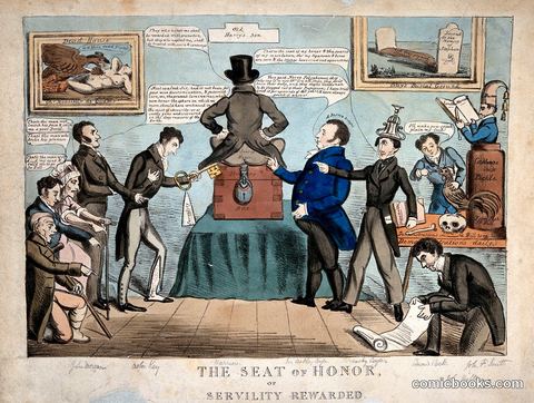 The Seat of Honor, or Servility Rewarded