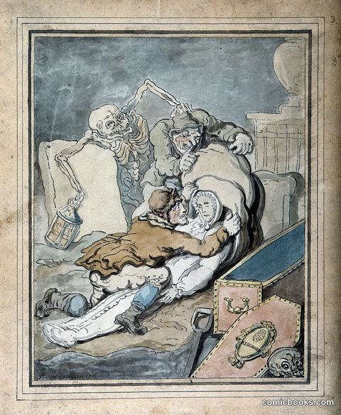 Death the Nightwatchman Surprises the Resurrection Men