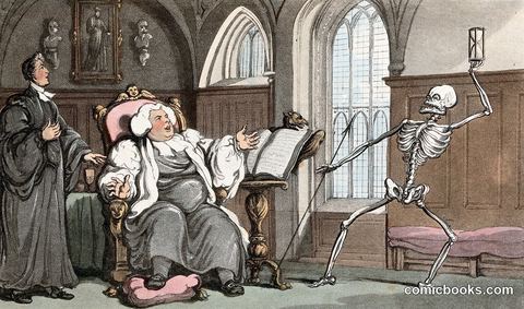 The Dance of Death: The Bishop and Death