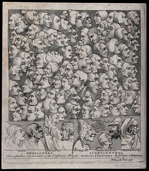Characters and Caricaturas