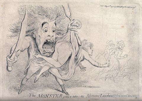 The Monster Going to Take His Afternoon Luncheon