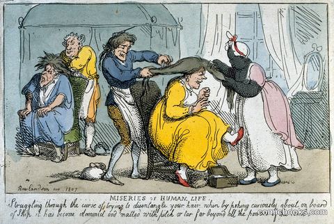 Miseries of Human Life: The Hairdresser's Torment