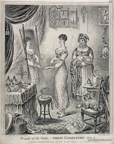 Progress of the Toilet — Dress Completed, Plate 3
