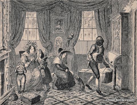 A Family Returns from Holiday