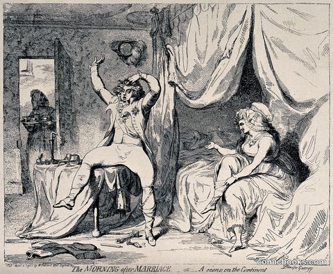 The Morning after Marriage, or A Scene on the Continent