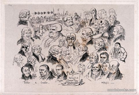 Heads of Different Types of People in Connection with the Law