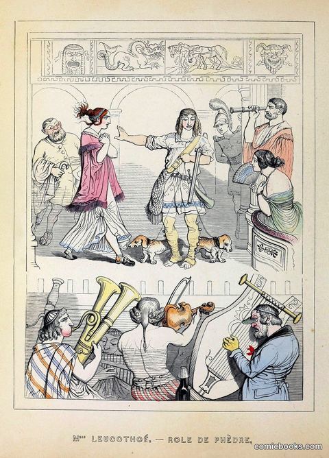 *Mlle Leucothoé, Rôle de Phèdre*, from *Un Autre Monde*