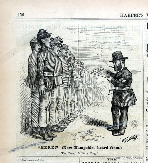 "HERE!" (New Hampshire heard from.) The True "Military Ring."