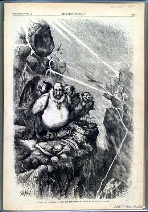 A Group of Vultures Waiting for the Storm to "Blow Over" — "Let Us Prey"