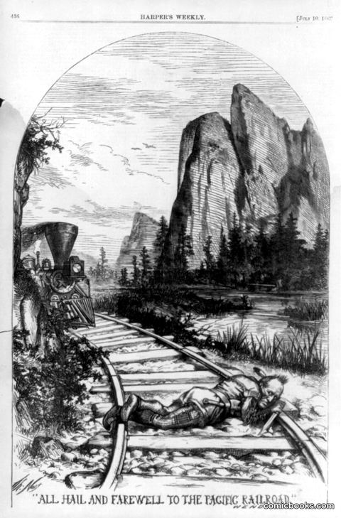 "All Hail and Farewell to the Pacific Railroad."