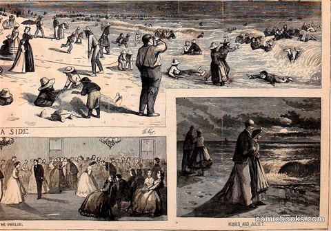 Long Branch—Seaside Life (after Thomas Nast)