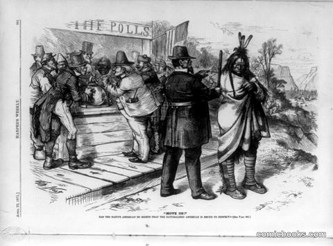 "Move On!" Has the Native American No Rights That the Naturalized American Is Bound to Respect?