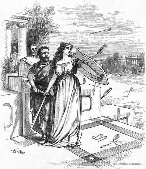 Lady Columbia Shields Grant