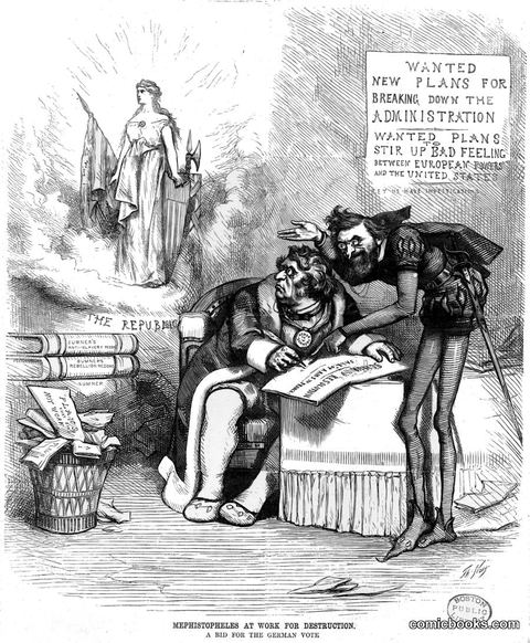 Mephistopheles at Work for Destruction: A Bid for the German Vote