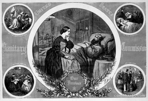 United States Sanitary Commission — "Our Heroines"