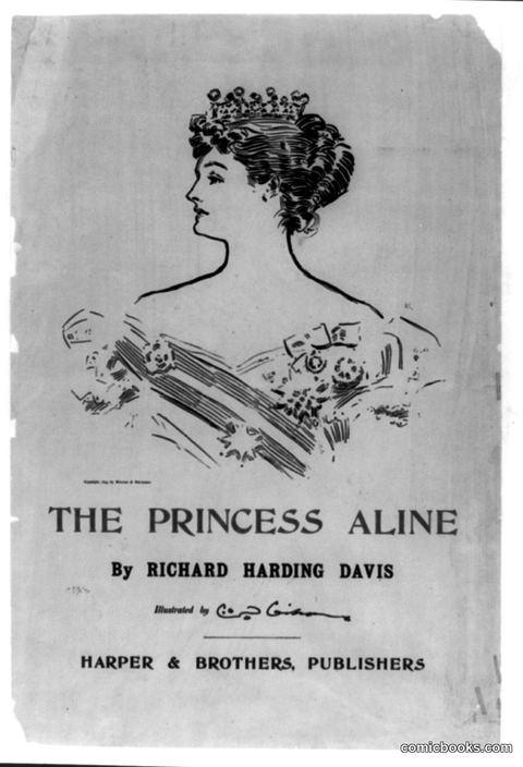 The Princess Aline — Book Advertisement Illustrated by Charles Dana Gibson