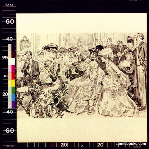 Studies in Expression: At a Fashionable Funeral