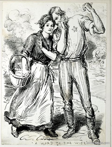"A Word to the Wise" — Charles Dana Gibson
