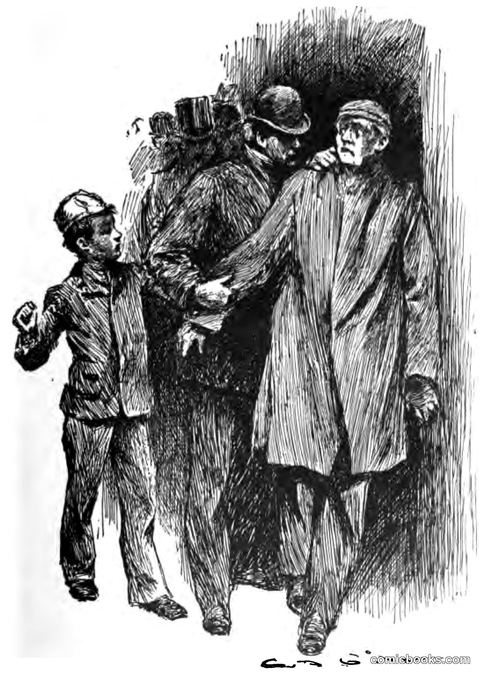 "For God's sake, let me go" — Illustration for *Gallegher and Other Stories*