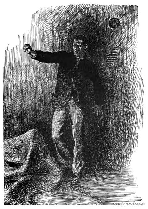 'He Sprang Up, Trembling, to His Feet' — Illustration for *Gallegher and Other Stories*