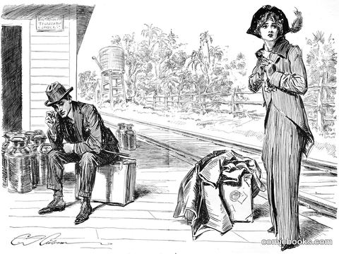 Princess Zimbazim — She was standing alone on the deserted platform