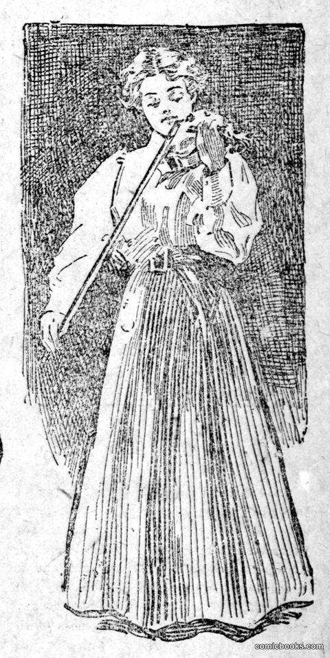 Rose Le Moine as a School Girl