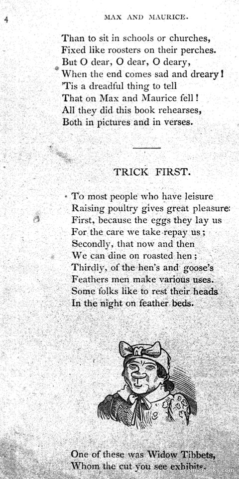 Max und Moritz — Trick First (Plate 9 of 59)