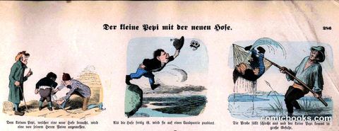 Der kleine Pepi mit der neuen Hose