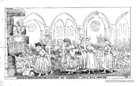 Heureux Dénouement — Final Plate from *Les Amours de Monsieur Vieux Bois*