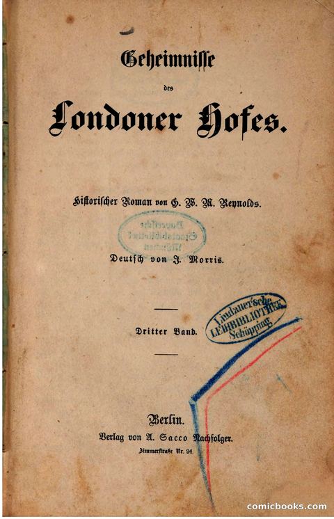 Geheimnisse des Londoner Hofes