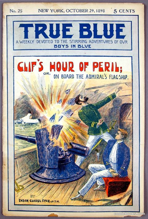 Clif's Hour of Peril; or, On Board the Admiral's Flagship