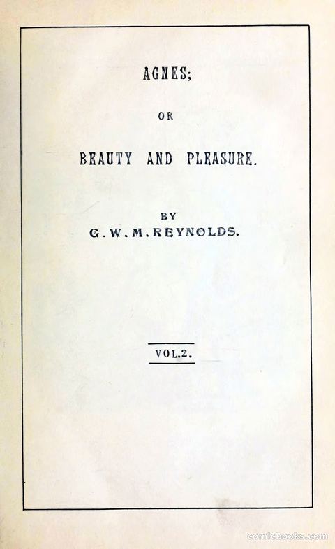 Agnes, or, Beauty and Pleasure