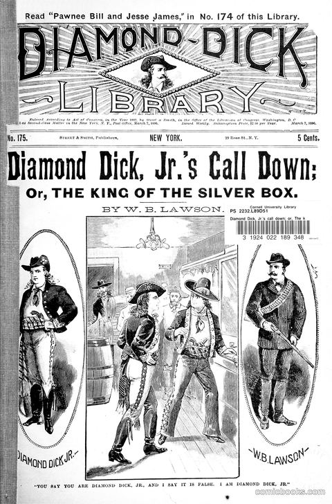 Diamond Dick, Jr.'s Call Down; or, The King of the Silver Box