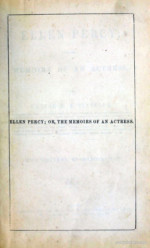 Ellen Percy; or, The Memoirs of an Actress