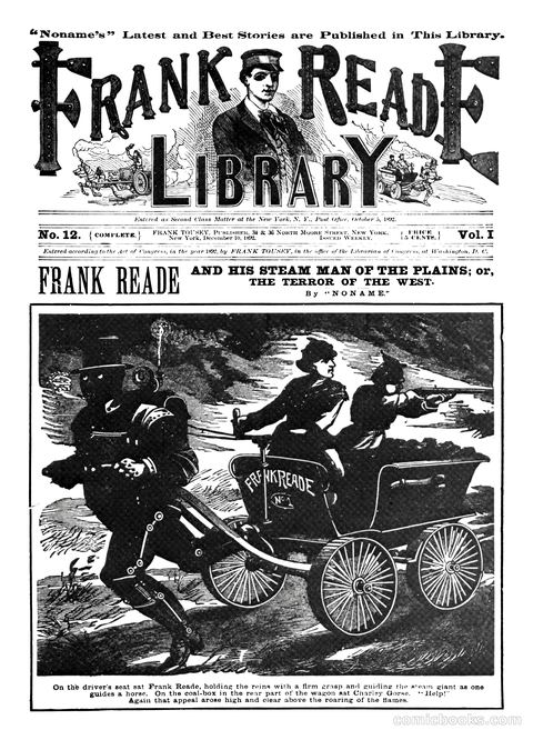 Frank Reade Library No. 12: Frank Reade and His Steam Man of the Plains