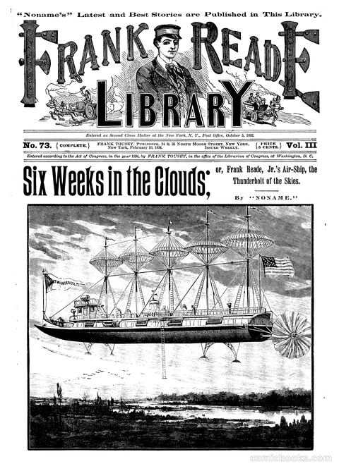 Frank Reade Library No. 73: Six Weeks in the Clouds