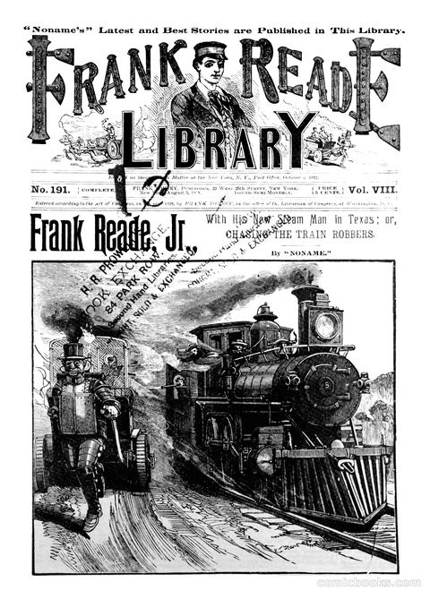 Frank Reade Library, Vol. VIII, No. 191
