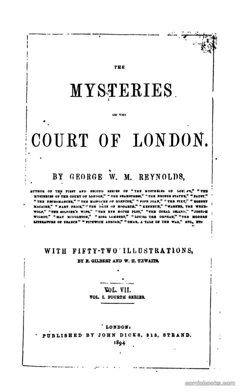 The Mysteries of the Court of London Vol. 7
