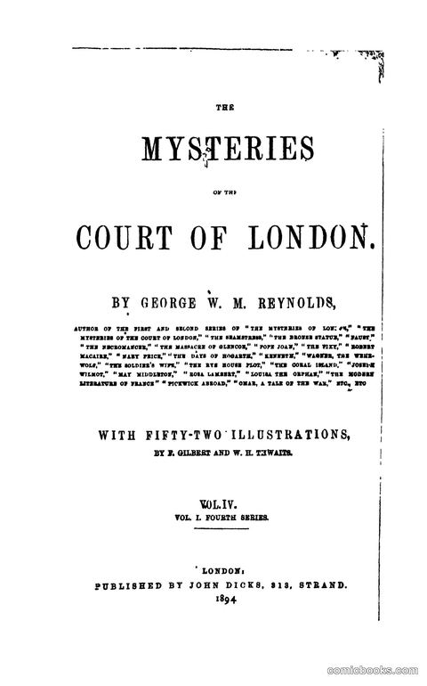 The Mysteries of the Court of London Vol. 4