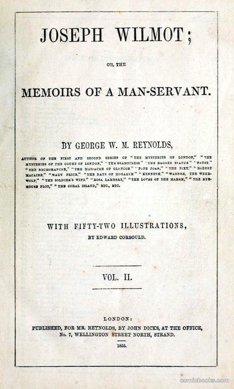 Joseph Wilmot, or, The Memoirs of a Man-Servant