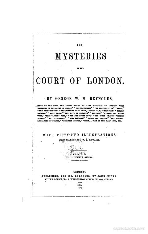 The Mysteries of the Court of London