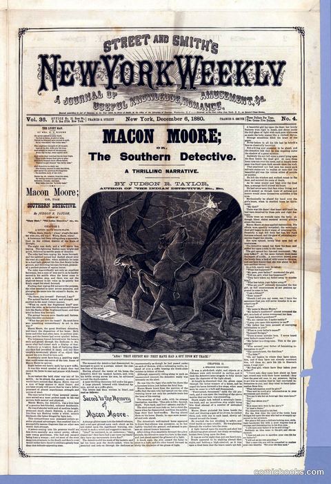 Street and Smith's New York Weekly: Macon Moore; or, The Southern Detective