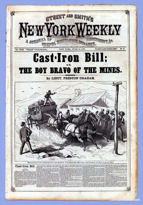 Cast-Iron Bill; or, The Boy Bravo of the Mines