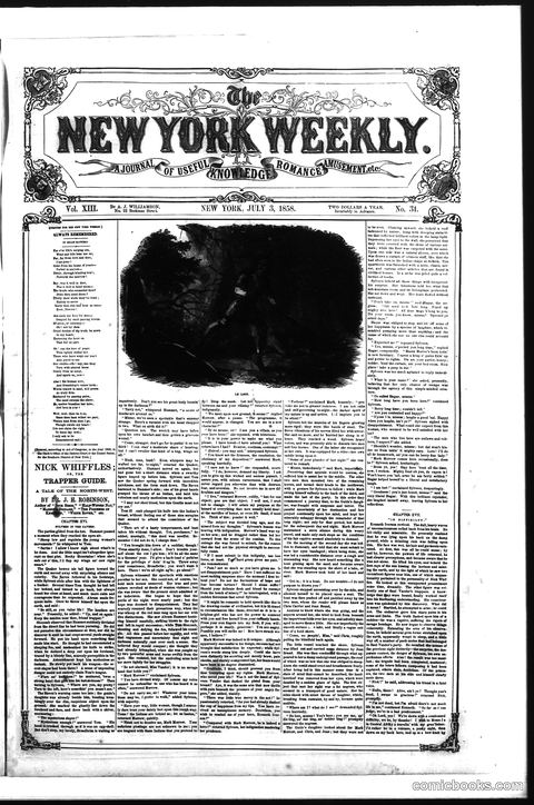 The New York Weekly, Vol. XIII, No. 31