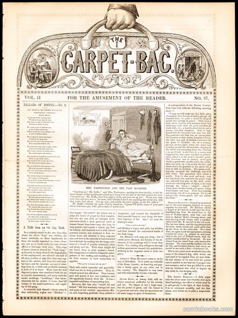 The Carpet-Bag, Vol. II, No. 27