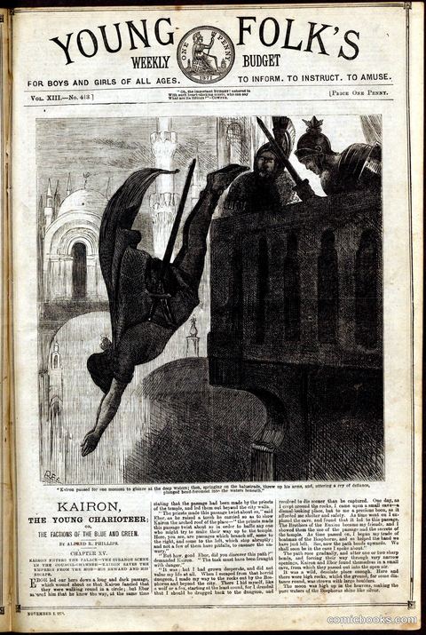Young Folk's Weekly Budget: Kairon, the Young Charioteer