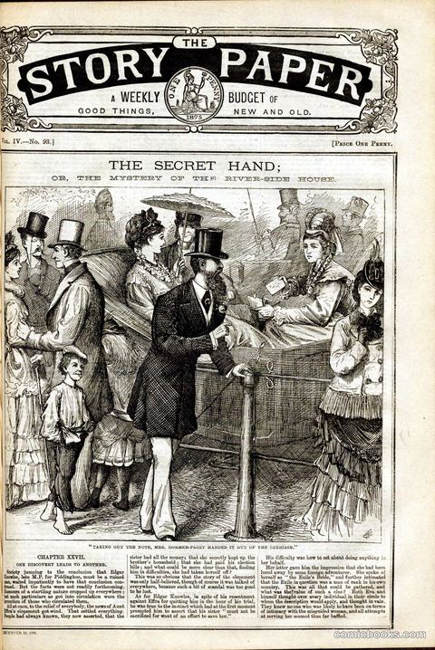 The Story Paper: The Secret Hand; or, The Mystery of the River-Side House