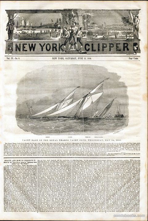 New York Clipper, Vol. IV, No. 9