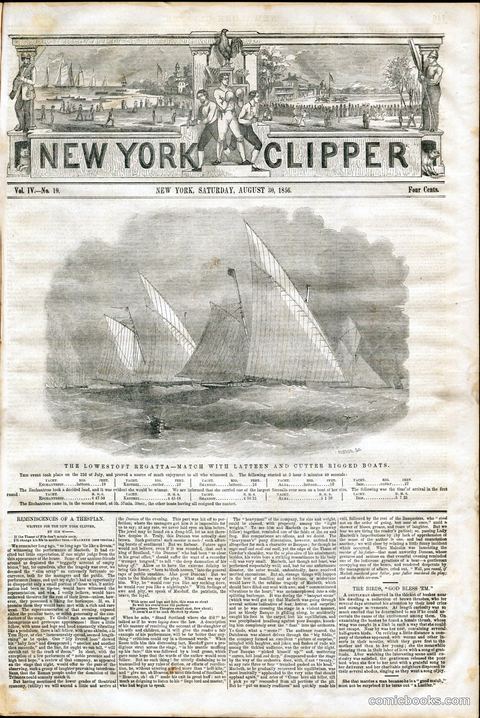 New York Clipper, Vol. IV, No. 19