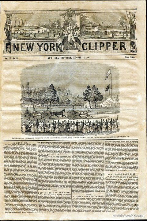 New York Clipper, Vol. IV, No. 27